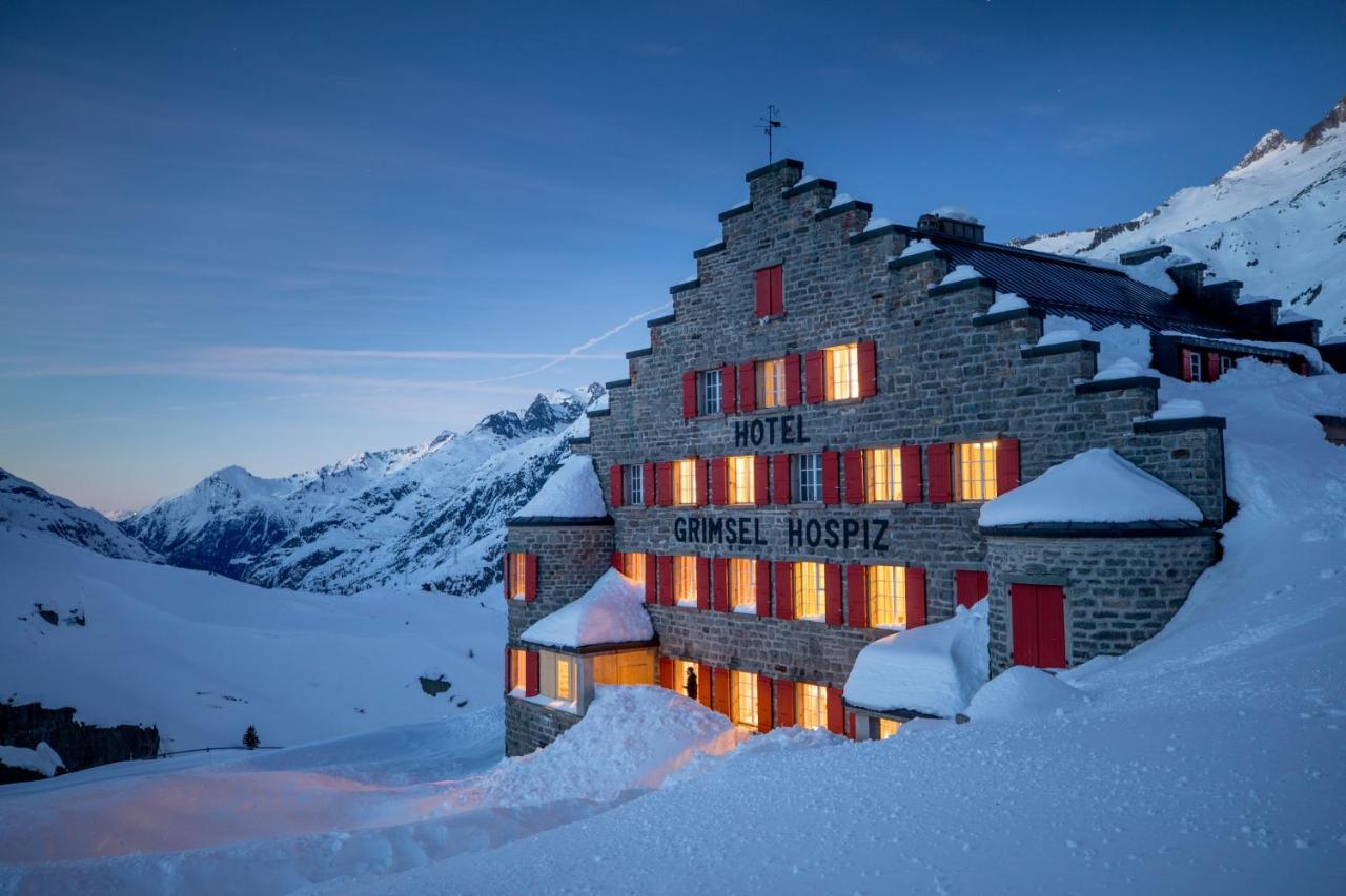 Historisches Alpinhotel Гримзел Хоспиц Екстериор снимка